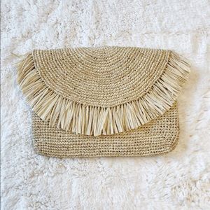 {Mar Y Sol} Raffia Clutch